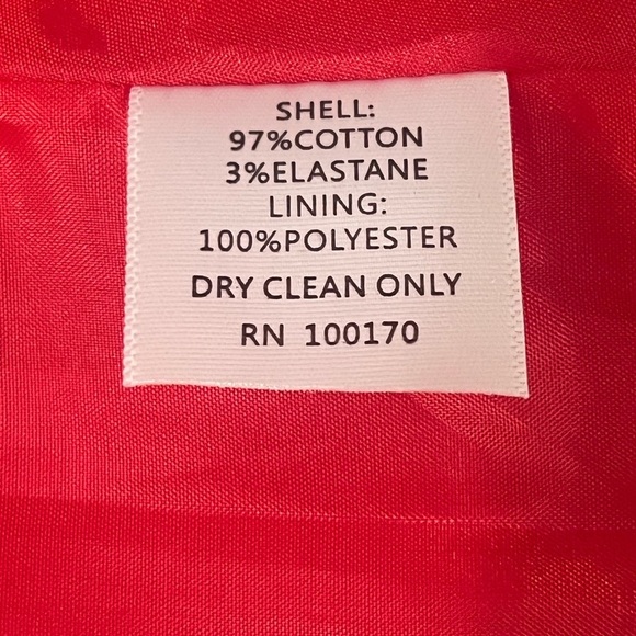 CYNTHIA ROWLEY women red blazer/size S - Picture 10 of 10